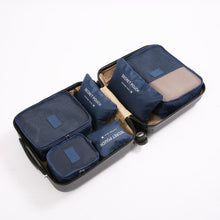Cargar imagen en el visor de la galería, 6Pcs/set Travel Organizer Storage Bags Luggage Organizer Clothes Tidy Pouch