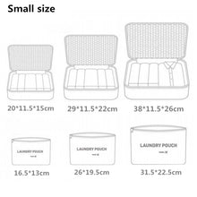 Cargar imagen en el visor de la galería, 6Pcs/set Travel Organizer Storage Bags Luggage Organizer Clothes Tidy Pouch