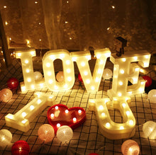 Cargar imagen en el visor de la galería, Alphabet Letter LED Lights