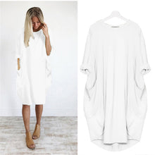 Load image into Gallery viewer, Women Casual Loose Dress with Pockets
