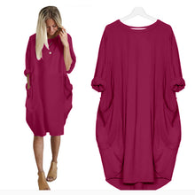 Load image into Gallery viewer, Women Casual Loose Dress with Pockets