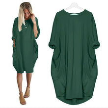 Load image into Gallery viewer, Women Casual Loose Dress with Pockets
