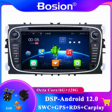 Charger l'image dans la galerie, 2 Din Android 12 Car DVD Multimedia Player GPS Navi For Ford Focus