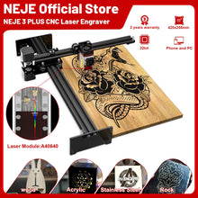 将图片加载到图库查看器,NEJE 3 Plus Laser Engraving Cutting Machine
