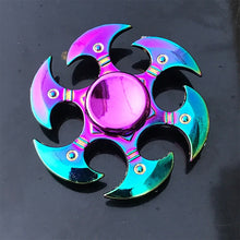 Load image into Gallery viewer, Rainbow Metal Finger Spinner