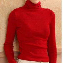 将图片加载到图库查看器,Casual Turtleneck Slim Knitted Sweater