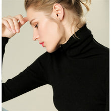 将图片加载到图库查看器,Casual Turtleneck Slim Knitted Sweater