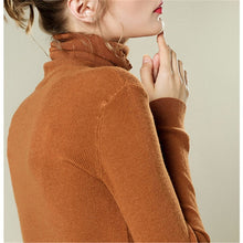 将图片加载到图库查看器,Casual Turtleneck Slim Knitted Sweater