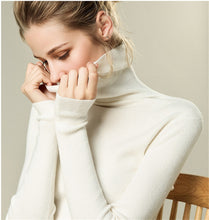 将图片加载到图库查看器,Casual Turtleneck Slim Knitted Sweater