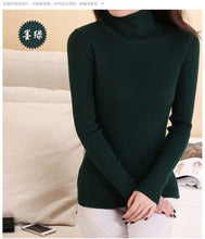 将图片加载到图库查看器,Casual Turtleneck Slim Knitted Sweater