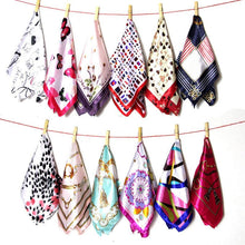 Load image into Gallery viewer, New 50*50 Elegant Spring Printed Silk Scarf