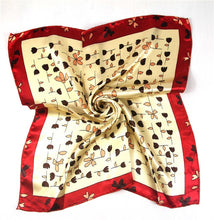 Load image into Gallery viewer, New 50*50 Elegant Spring Printed Silk Scarf