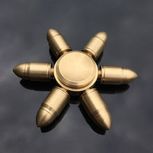 将图片加载到图库查看器,Copper Core Bullet Shape Hand Spinner