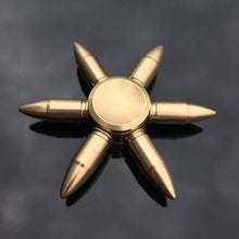 将图片加载到图库查看器,Copper Core Bullet Shape Hand Spinner