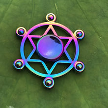 将图片加载到图库查看器,Copper Core Bullet Shape Hand Spinner