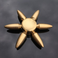 将图片加载到图库查看器,Copper Core Bullet Shape Hand Spinner