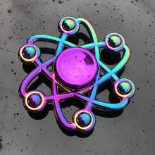 Load image into Gallery viewer, Rainbow Metal Finger Spinner