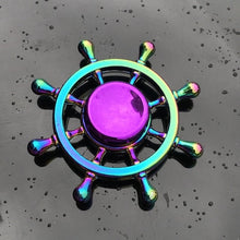 Load image into Gallery viewer, Rainbow Metal Finger Spinner