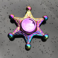 Load image into Gallery viewer, Rainbow Metal Finger Spinner