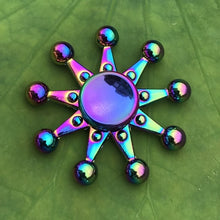 Load image into Gallery viewer, Rainbow Metal Finger Spinner