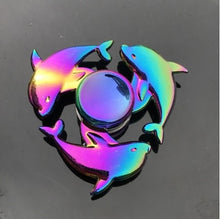 Load image into Gallery viewer, Rainbow Metal Finger Spinner