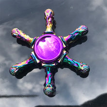 Load image into Gallery viewer, Rainbow Metal Finger Spinner