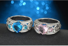 将图片加载到图库查看器,Charm Princess Heart Ring