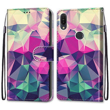 将图片加载到图库查看器,For Huawei Honor 8A 8C 8X 9 Case Leather Wallet