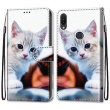 将图片加载到图库查看器,For Huawei Honor 8A 8C 8X 9 Case Leather Wallet