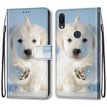 将图片加载到图库查看器,For Huawei Honor 8A 8C 8X 9 Case Leather Wallet