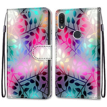 将图片加载到图库查看器,For Huawei Honor 8A 8C 8X 9 Case Leather Wallet