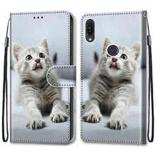 将图片加载到图库查看器,For Huawei Honor 8A 8C 8X 9 Case Leather Wallet