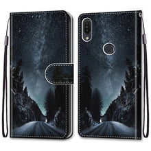 将图片加载到图库查看器,For Huawei Honor 8A 8C 8X 9 Case Leather Wallet