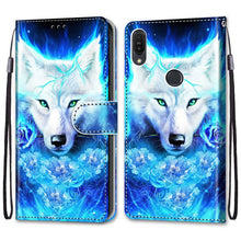 将图片加载到图库查看器,For Huawei Honor 8A 8C 8X 9 Case Leather Wallet