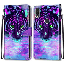 将图片加载到图库查看器,For Huawei Honor 8A 8C 8X 9 Case Leather Wallet