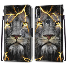 将图片加载到图库查看器,For Huawei Honor 8A 8C 8X 9 Case Leather Wallet