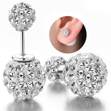 将图片加载到图库查看器,Luxury Zirconia female popular stud earrings