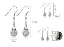 将图片加载到图库查看器,Luxury Zirconia female popular stud earrings