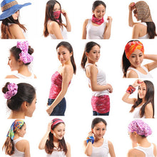 Load image into Gallery viewer, Multi-functional Seamless Tubular Magic Bandanas Tube Scarf