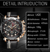 Charger l'image dans la galerie, New Fashion Mens Watches Top Brand Luxury