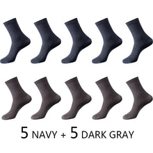 将图片加载到图库查看器,High Quality 10 Pairs/lot Men Bamboo Fiber Socks