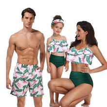 将图片加载到图库查看器,Family matching swimwear