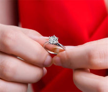 将图片加载到图库查看器,Luxury Classic 1 Carat Lab Diamond Ring