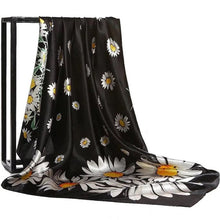 Load image into Gallery viewer, Women Fashion Print Silk Satin Scarf