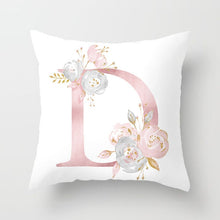 Kép betöltése a galériamegjelenítőbe: Decorative Pink Letter Printed Cushion Covers