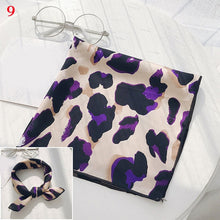 画像をギャラリービューアに読み込む, Fashion Polka Dot Leopard Silk Scarf