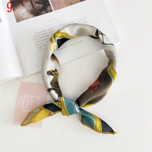 画像をギャラリービューアに読み込む, Fashion Polka Dot Leopard Silk Scarf