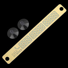 将图片加载到图库查看器,Car Styling Temporary Parking Card Phone Number