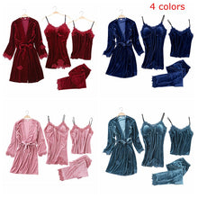 Load image into Gallery viewer, Combines comfort, elegance, and a touch of allure Pajamas Sleepwear Kit