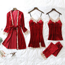 Load image into Gallery viewer, Combines comfort, elegance, and a touch of allure Pajamas Sleepwear Kit